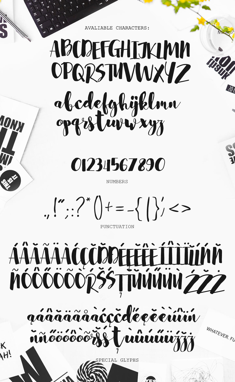 written font bundle - 8 Incredible Written Fonts Preview 11