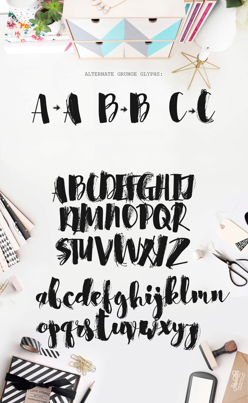 written font bundle - 8 Incredible Written Fonts Preview 12
