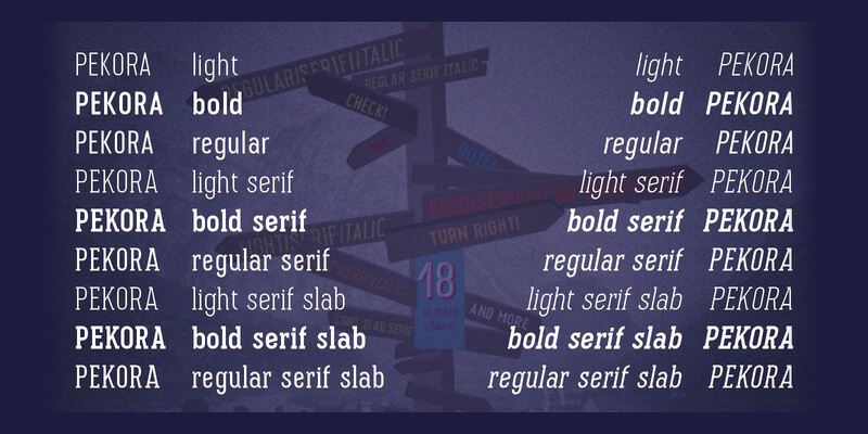 Awesome Collection of 5 Creative Family Fonts Preview 14