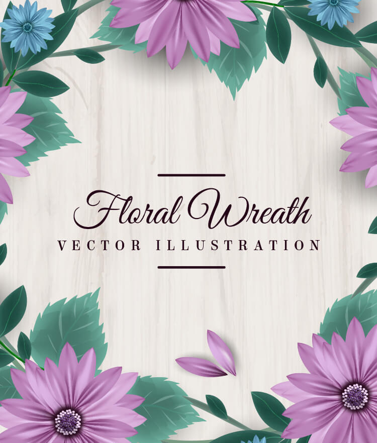 FREE Floral Wreath Cover