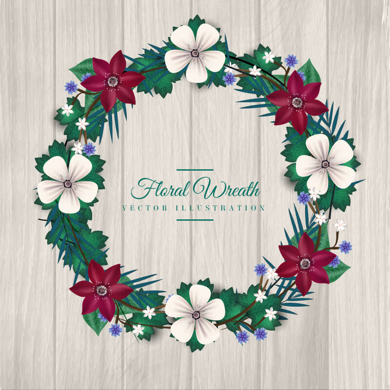 free floral wreaths - FREE Floral Wreath Preview 06