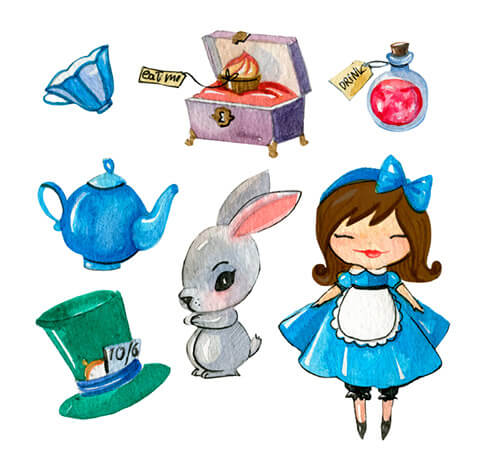 fairy tales watercolor - Fairytales Watercolor Preview 07