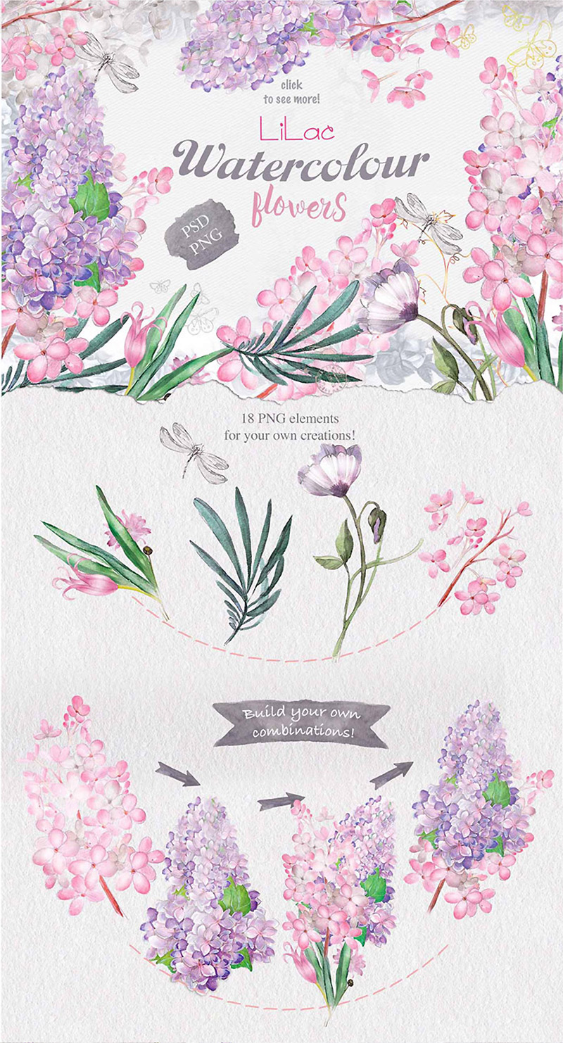 summer watercolor collection - Summers Best Watercolor Collection Preview 02