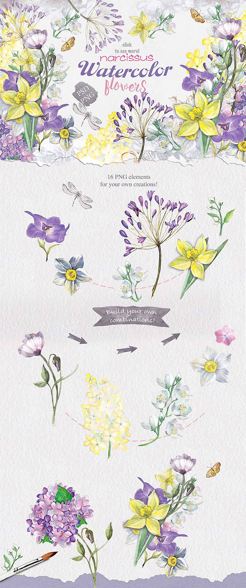summer watercolor collection - Summers Best Watercolor Collection Preview 03