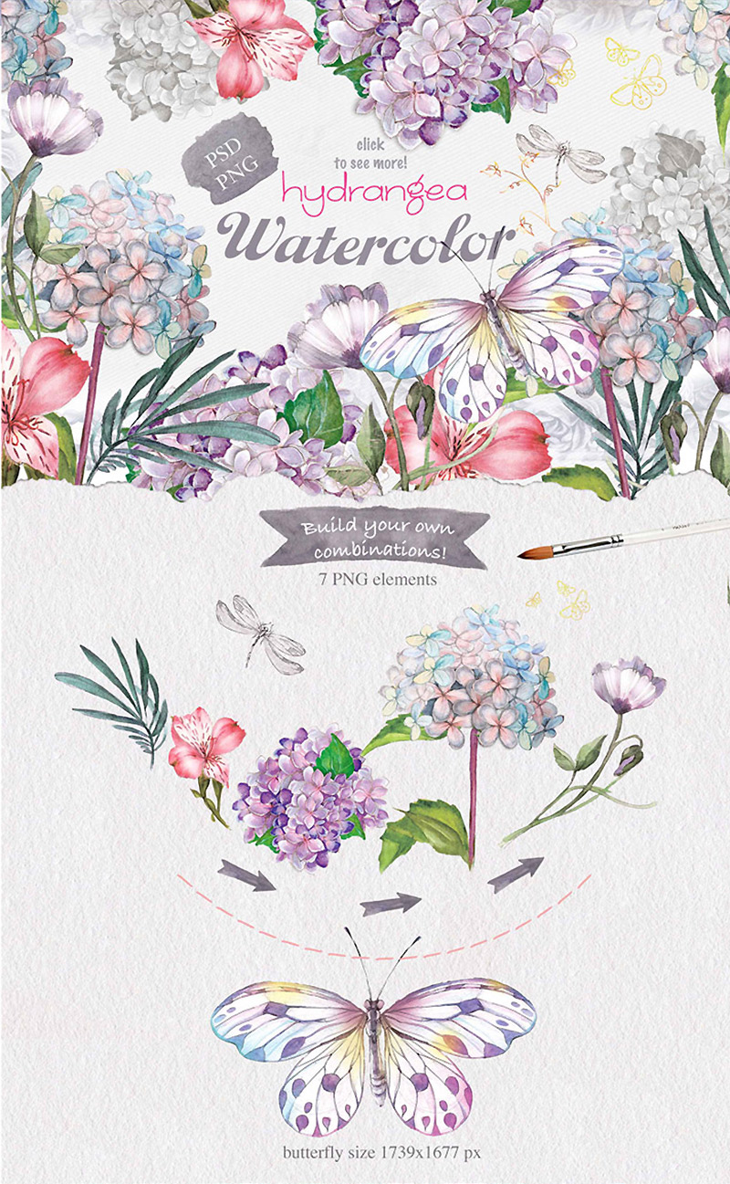 summer watercolor collection - Summers Best Watercolor Collection Preview 04
