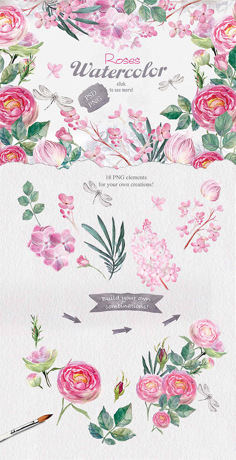 summer watercolor collection - Summers Best Watercolor Collection Preview 05