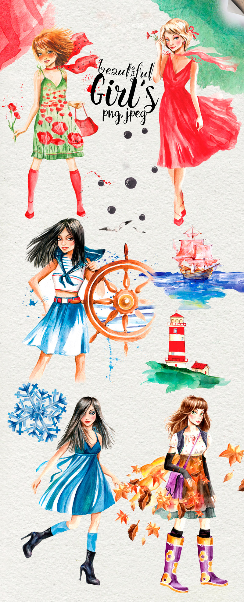 summer watercolor collection - Summers Best Watercolor Collection Preview 07