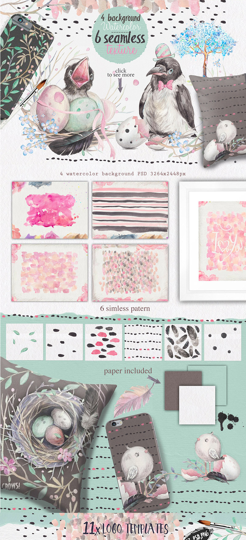 summer watercolor collection - Summers Best Watercolor Collection Preview 09