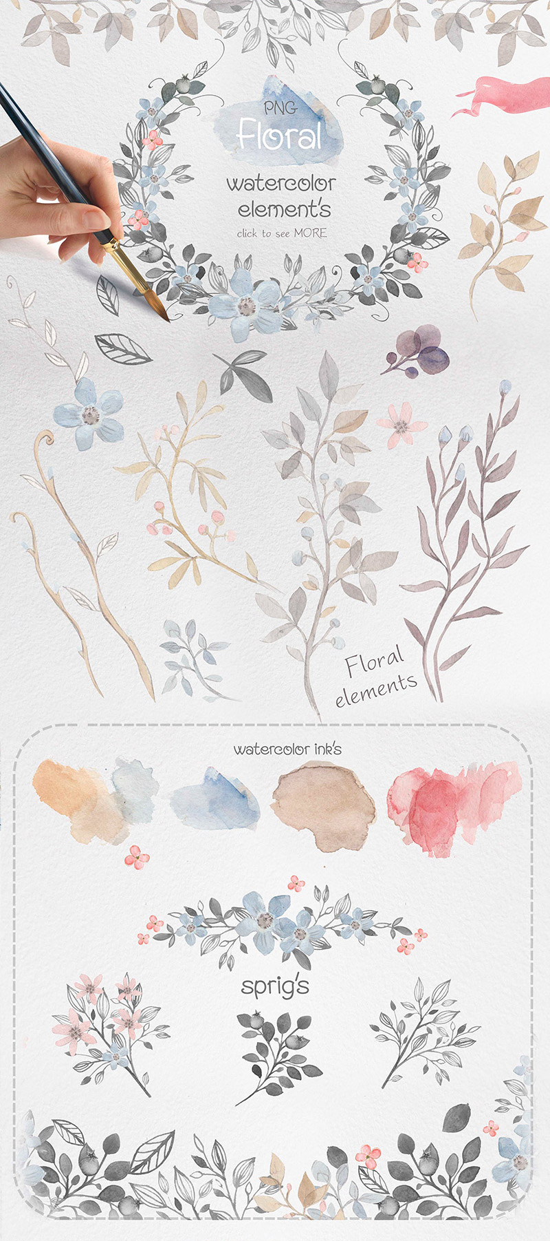 summer watercolor collection - Summers Best Watercolor Collection Preview 15