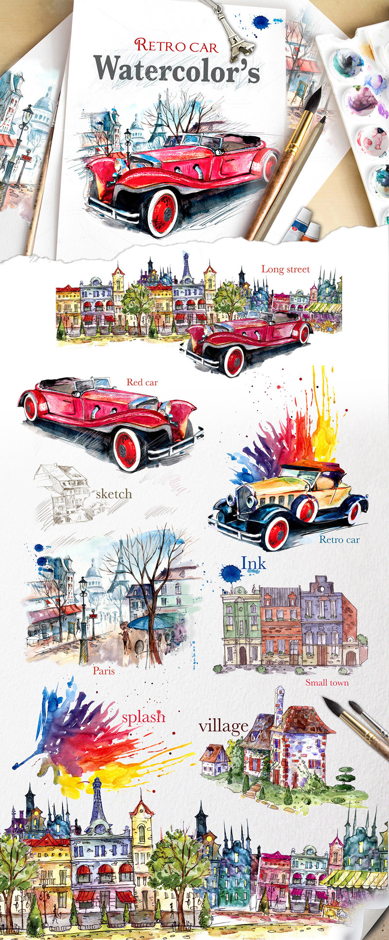 summer watercolor collection - Summers Best Watercolor Collection Preview 20