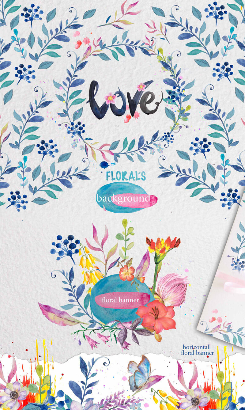 summer watercolor collection - Summers Best Watercolor Collection Preview 24