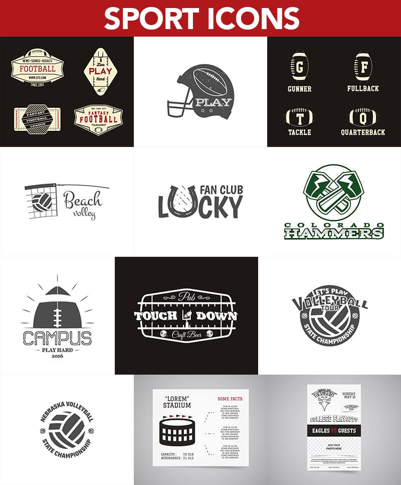 1200+ unique graphic elements - Super Graphics Bundle 1200 elements 16