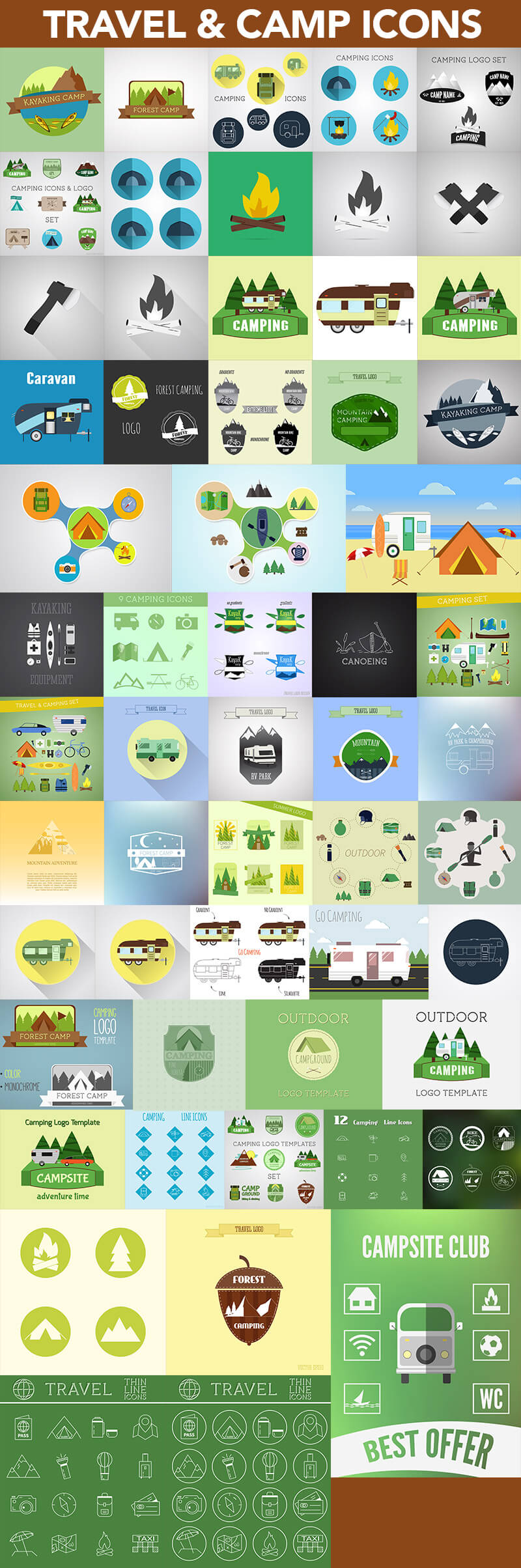 1200+ unique graphic elements - Super Graphics Bundle 1200 elements 17