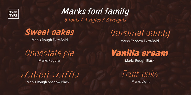 Type Type Marks Type Family Preview 01