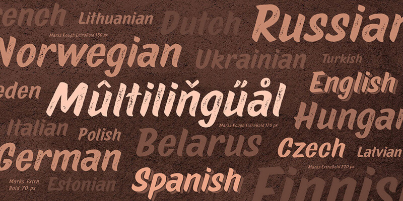 Type Type Marks Type Family Preview 06