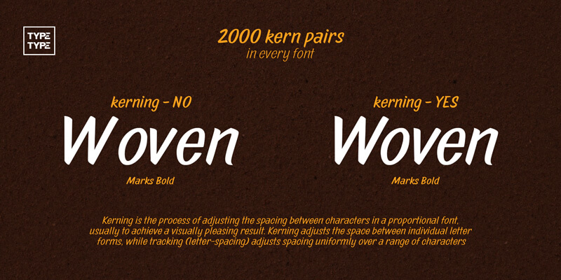 Type Type Marks Type Family Preview 07