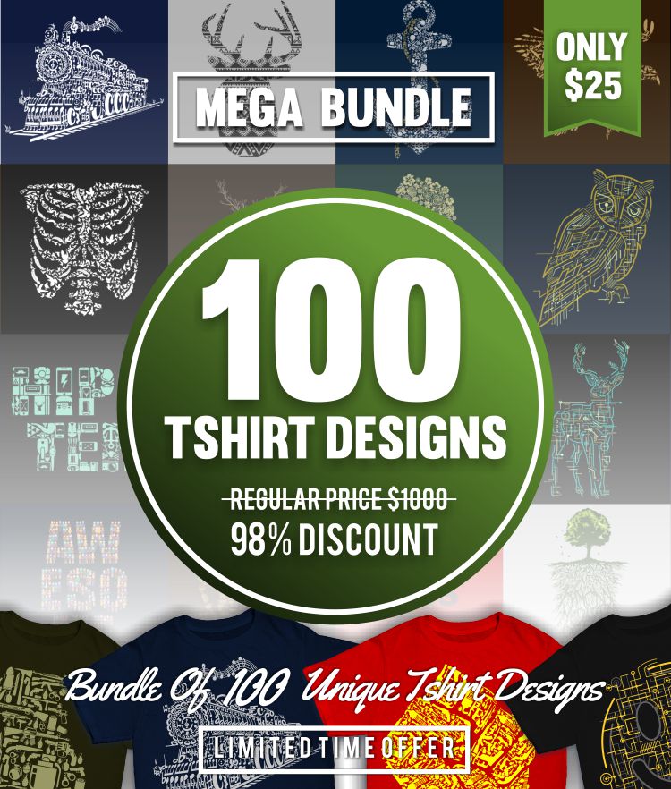 Caffein Art’s Graphic Designs Mega Bundle