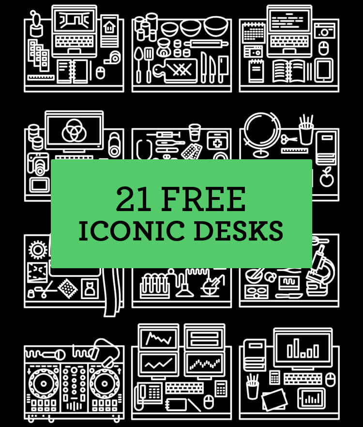 21 Free Iconic Desks Cover