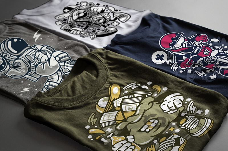 cartoon vector t-shirt designs cartoon - Cartoon Vector Part 2 T shirt Designs Preview 18