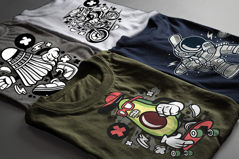 cartoon vector t-shirt designs cartoon - Cartoon Vector Part 3 T-shirt Designs Preview 14
