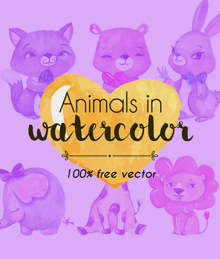 FREE Watercolor Animalitos Cover