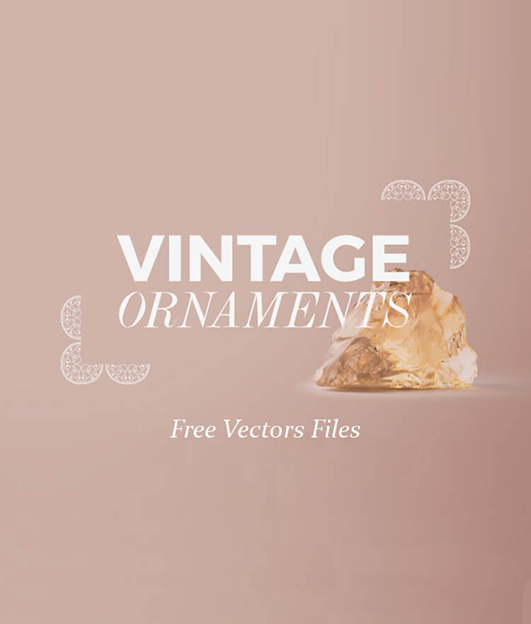 Free Vintage Ornaments Cover