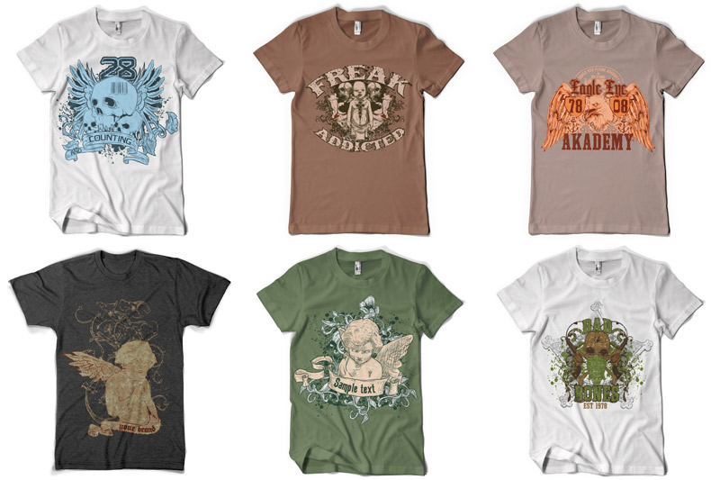 t-shirt design bundle t-shirt - 100 T shirt Designs Part 1 Preview 01