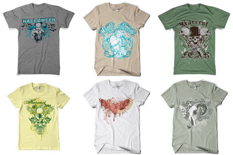 t-shirt design bundle t-shirt - 100 T shirt Designs Part 1 Preview 07