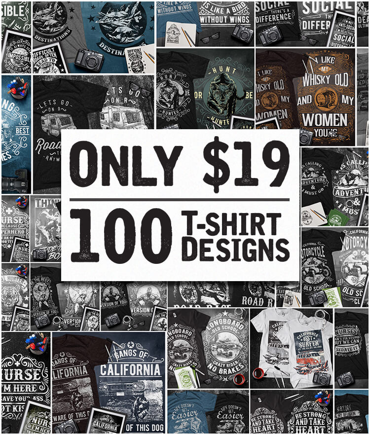 100-Premium-T-Shirt-Designs-Cover