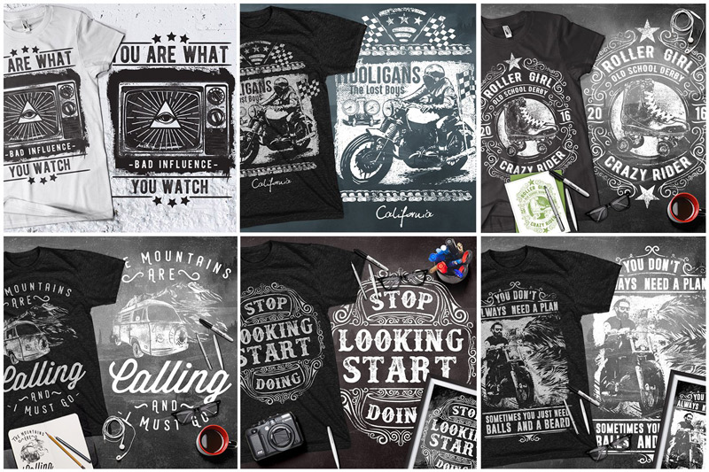 premium t-shirt vector designs - 100-Premium-T-Shirt-Designs-Preview-06
