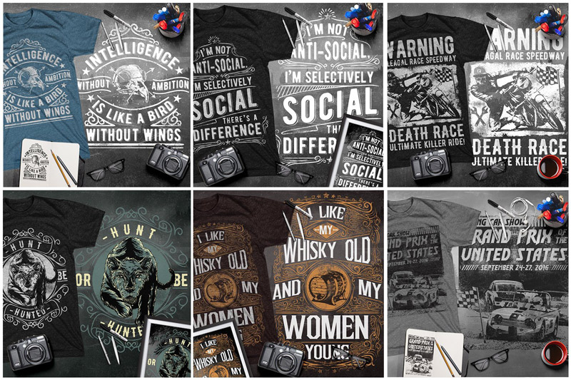 premium t-shirt vector designs - 100-Premium-T-Shirt-Designs-Preview-09