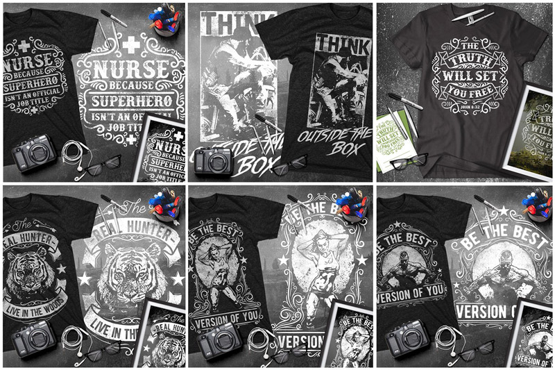 premium t-shirt vector designs - 100-Premium-T-Shirt-Designs-Preview-11