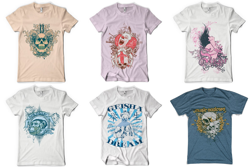 t-shirt design bundle t-shirt - 100 T shirt Designs Vol 2 Preview 05