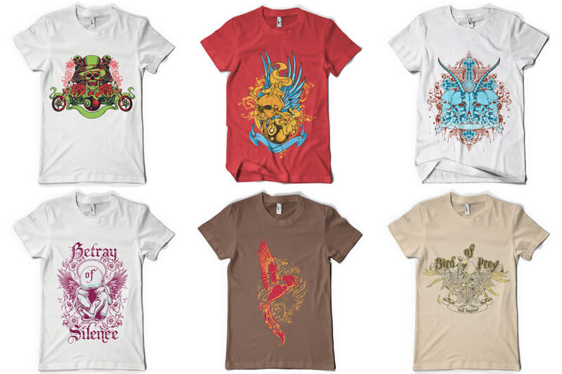 100 t-shirt designs vol 3 - 100 T shirt Designs Vol 3 Preview 01