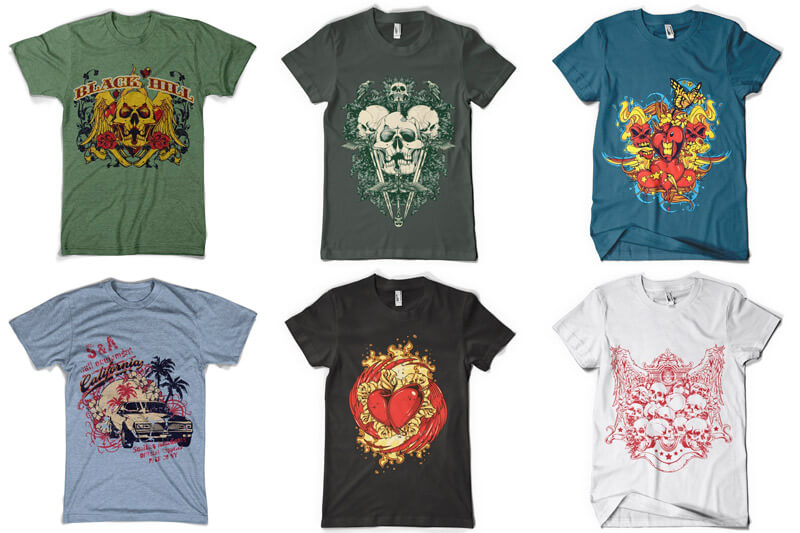 100 t-shirt designs vol 3 - 100 T shirt Designs Vol 3 Preview 02