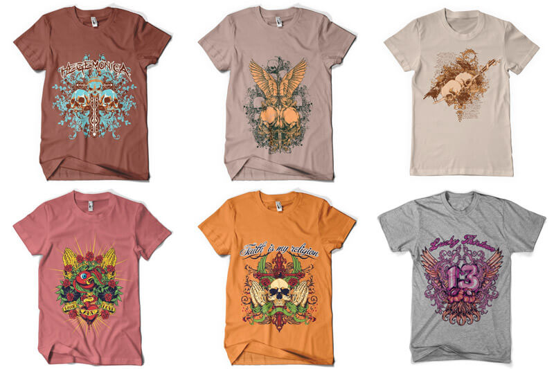 100 t-shirt designs vol 3 - 100 T shirt Designs Vol 3 Preview 04