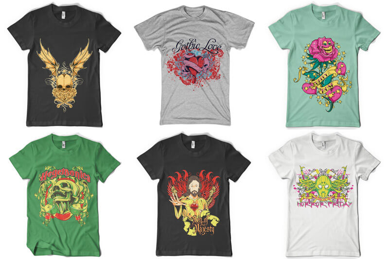 100 t-shirt designs vol 3 - 100 T shirt Designs Vol 3 Preview 06