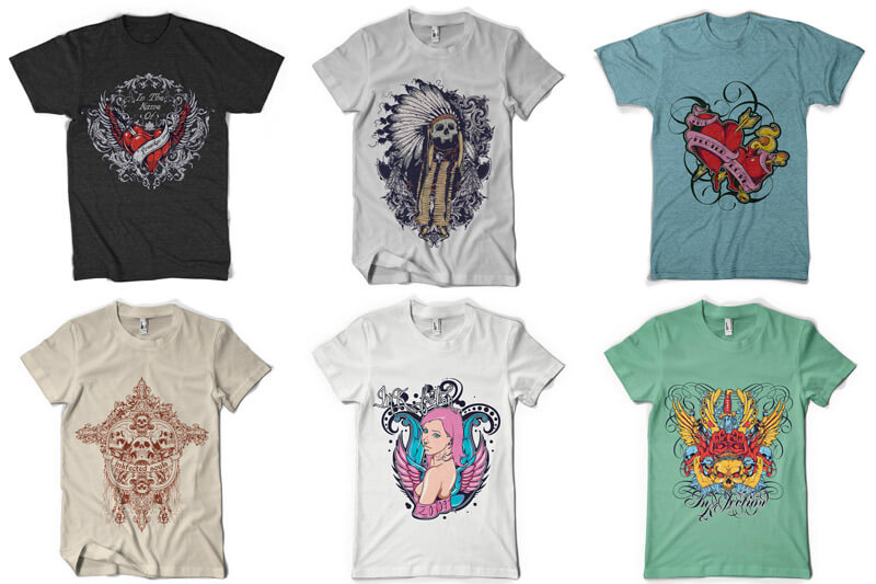 100 t-shirt designs vol 3 - 100 T shirt Designs Vol 3 Preview 07
