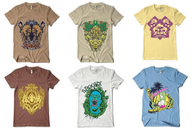 100 t-shirt designs vol 3 - 100 T shirt Designs Vol 3 Preview 14
