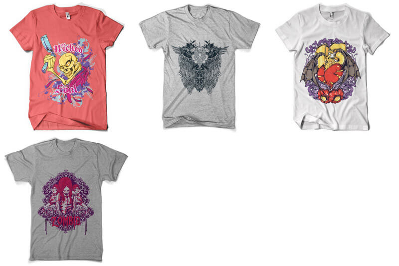 100 t-shirt designs vol 3 - 100 T shirt Designs Vol 3 Preview 17