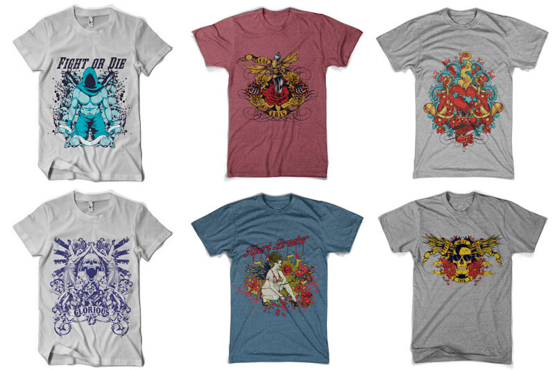 bold t-shirt graphics - 100 T shirt Designs Vol 4 Preview 07