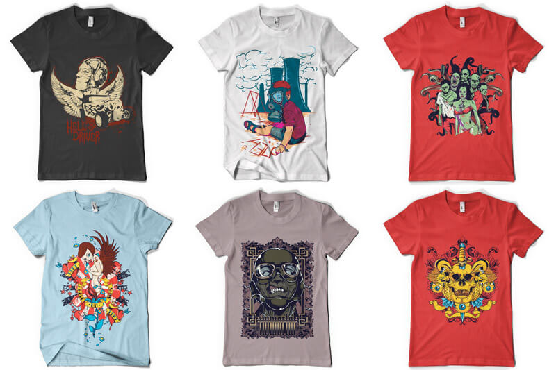 bold t-shirt graphics - 100 T shirt Designs Vol 4 Preview 08