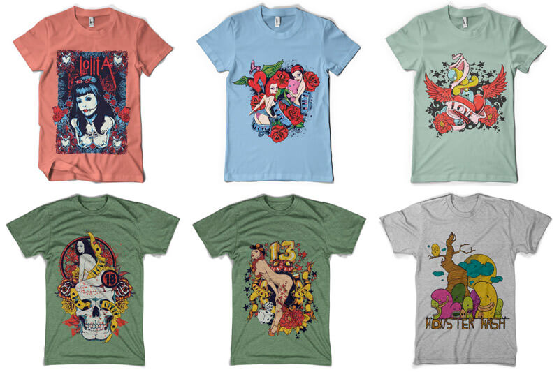 bold t-shirt graphics - 100 T shirt Designs Vol 4 Preview 10