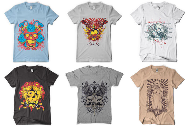 bold t-shirt graphics - 100 T shirt Designs Vol 4 Preview 15