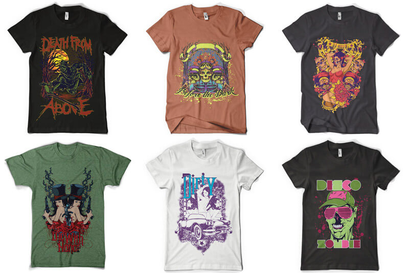 rebellious t-shirt designs - 100 T-shirt Designs Vol 5 Preview 03