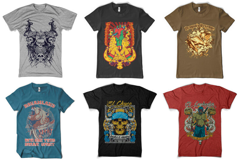 rebellious t-shirt designs - 100 T-shirt Designs Vol 5 Preview 04