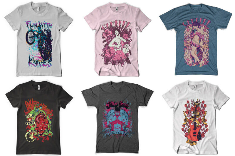 rebellious t-shirt designs - 100 T-shirt Designs Vol 5 Preview 06