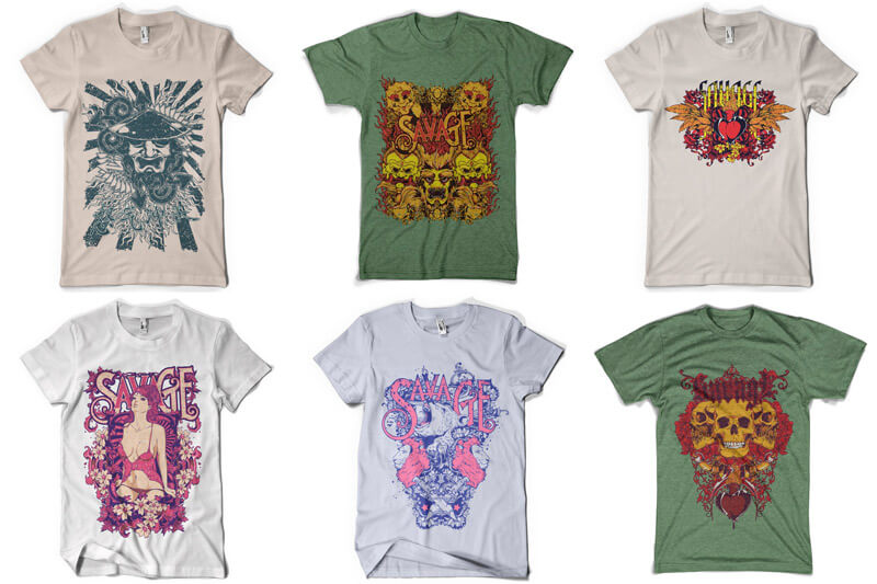 rebellious t-shirt designs - 100 T-shirt Designs Vol 5 Preview 13