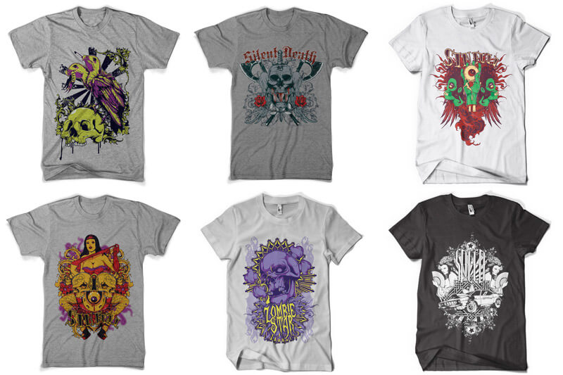 rebellious t-shirt designs - 100 T-shirt Designs Vol 5 Preview 14