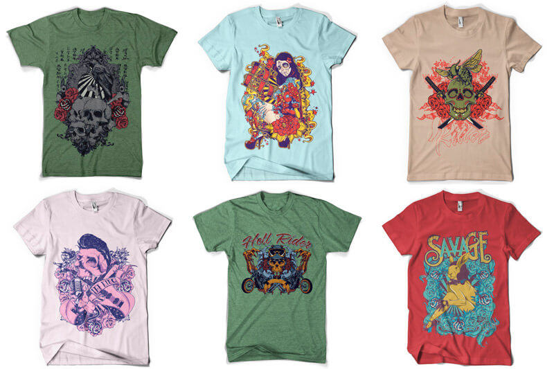 rebellious t-shirt designs - 100 T-shirt Designs Vol 5 Preview 15
